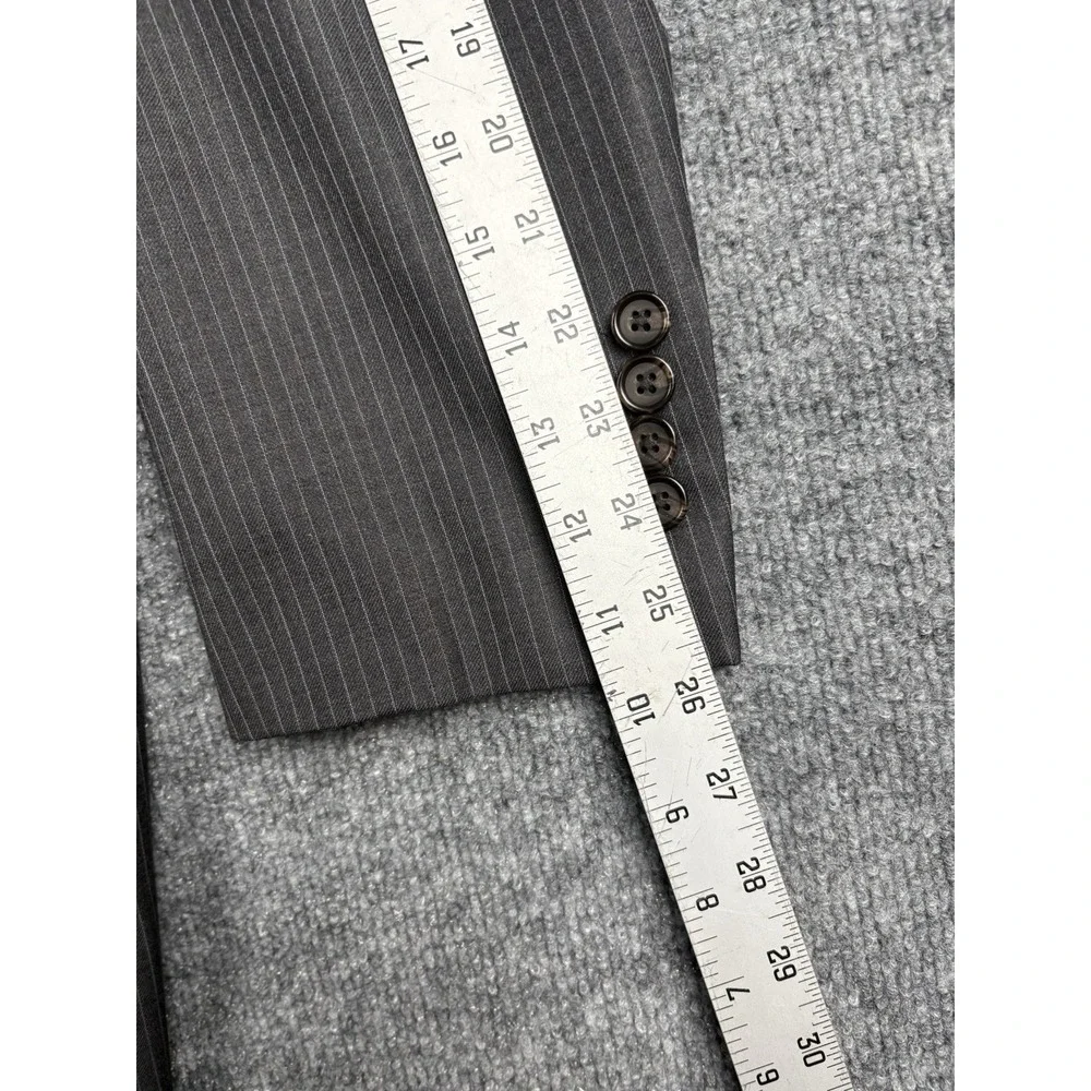 RALPH Ralph Lauren Pinstripe Wool Blazer 44L Navy Blue Men's 3 Button